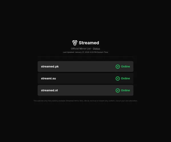 Streamed