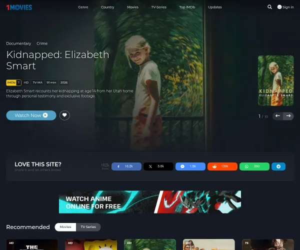 Screenshot of 1Movies