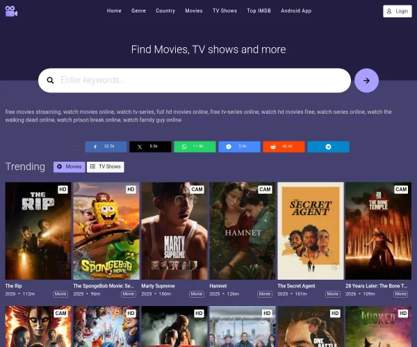 Screenshot of MoviesJoy