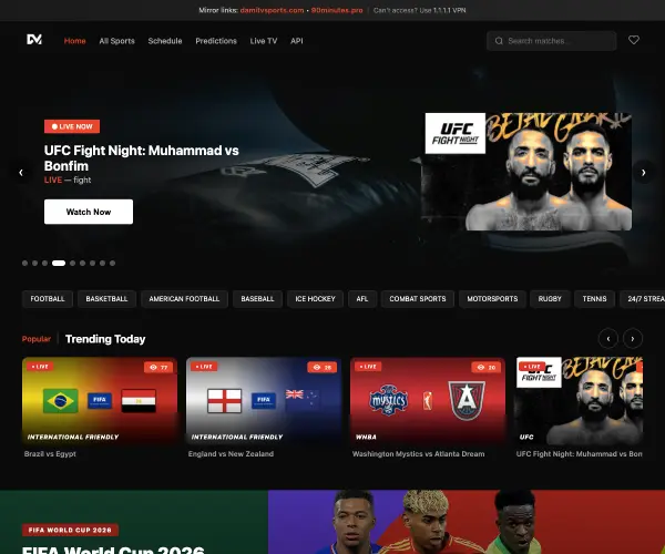 Screenshot of Damitv