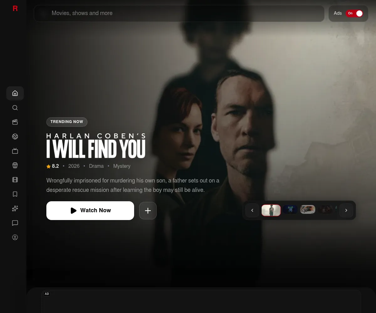 Screenshot of RedFlix