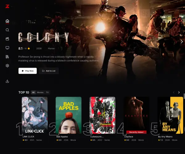 Screenshot of ZXCStream